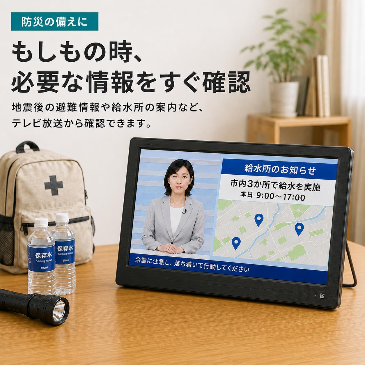 Amazon | ポータブルテレビ 14型 フルセグ/ワンセグ自動切替 地デジ